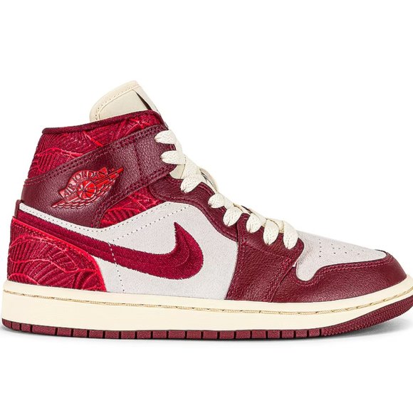 Nike Shoes - Air Jordan 1 Mid Sneaker Red